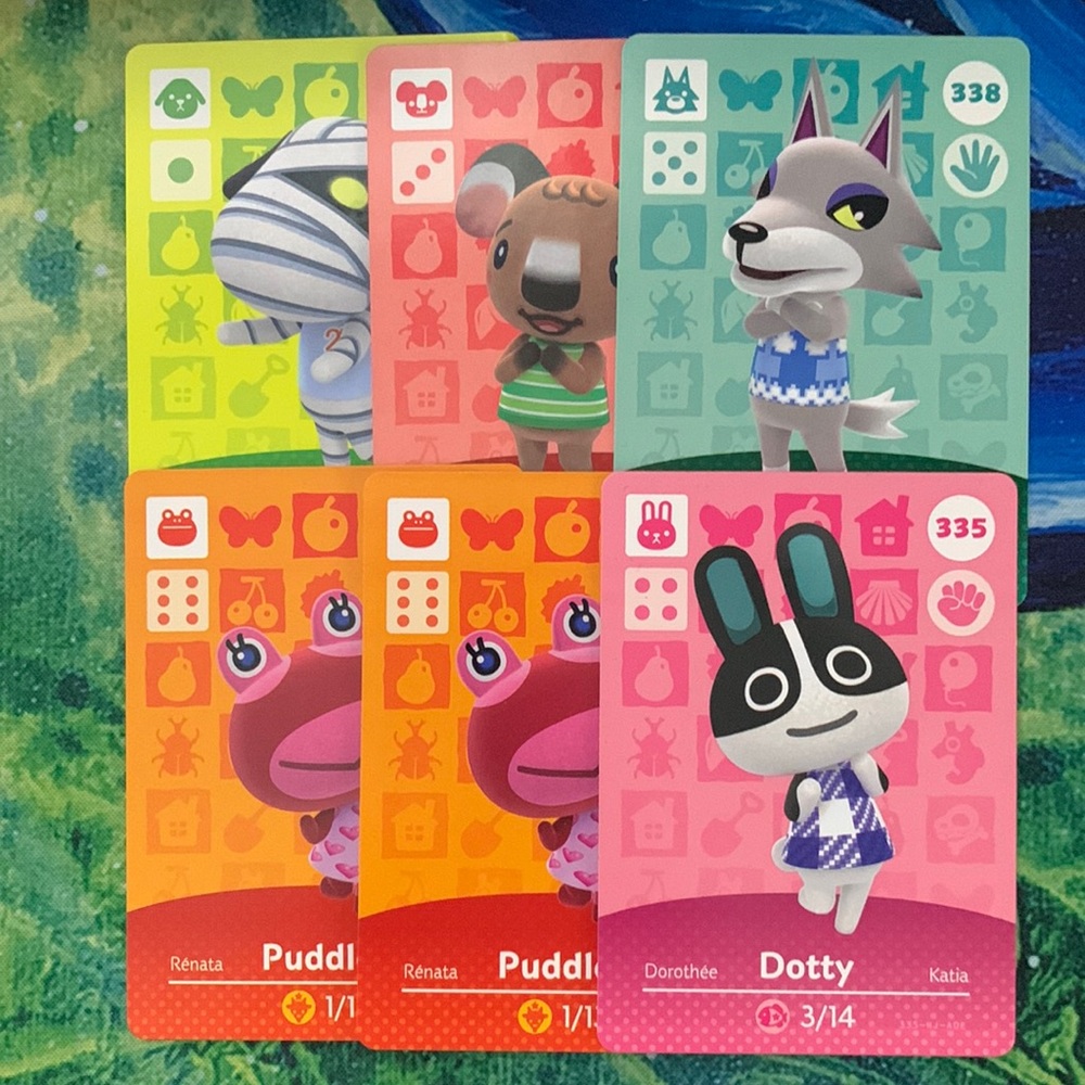 17 Animal Crossing Amiibo Cards